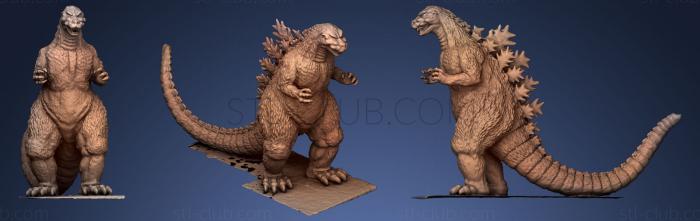 3D model Godzilla statue (STL)